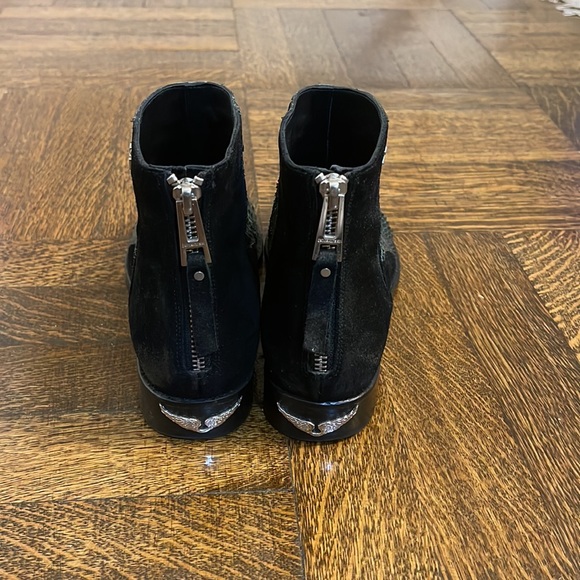 Zadig & Voltaire Green Python Ankle Bootie - Picture 3 of 6